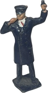 Antique Lincoln Logs or John Hill Co Lead Train Conductor All aboard! - Picture 1 of 2