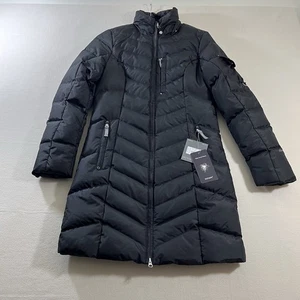 Neu mit Etikett Eddie Bauer Damen XS Jacke Sun Valley Daunenparka 650 Count Down schwarz - Bild 1 von 13
