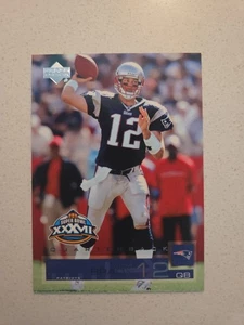 TOM BRADY 2002 2003 Upper Deck PROMO Super Bowl XXXVII #SB-1 - Picture 1 of 4