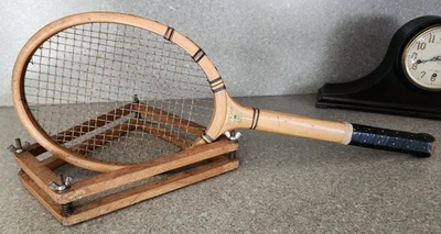 Raqueta de tenis Vincent (Vinni) Richards Speed Throat rara ~ "El último legado del tenis" Foto 1 de 4