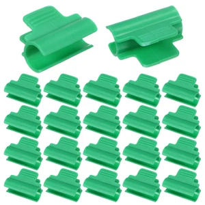 100-Pack Greenhouse Clamps for 5/8" PVC Pipe,Greenhouse Film Clamps[Green] - Picture 1 of 6