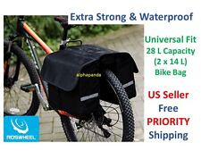 28L Waterproof Bike Cycling Commuter Large Pannier Bag Trunk Rack Pack Storage