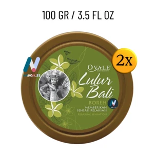 OVALE BALI BOREH Natural Body Scrub Calming Smooth Remove Dead Skin Soft 2X100g - Picture 1 of 18