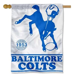 Indianapolis Colts Vintage Retro House Flag - Picture 1 of 3