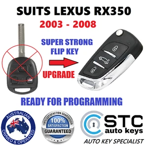 SUITS LEXUS RX350 RX 350 CAR REMOTE FLIP KEY FOB 2003 2004 2005 2006 2007 2008 - Imagen 1 de 14