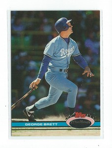 1991 Stadium Club #159 George Brett Royals
