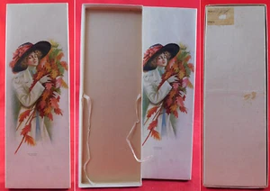 Vintage E. Wallace Craig 1910 Artwork Advertising Edwardian Era Womens Glove Box - Picture 1 of 2