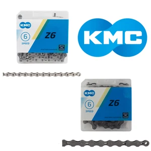 KMC Z6 6-Speed 7-Speed Mountain Road Gravel Bike Chain for SRAM Shimano 116L - Picture 1 of 3