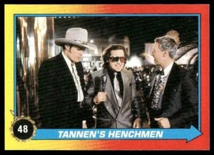 1989 Topps Regreso al Futuro Parte II #48 Tannen's Henchmen Casi Nuevo+ - Imagen 1 de 2