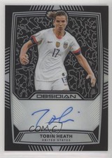 2019-20 Panini Obsidian Obsidian Auto /99 Tobin Heath #OB-THE Auto