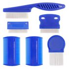 6 Pieces Pet Lice Combs Comb for Tear Stain Comb for Removal