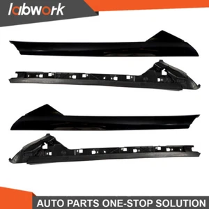 Labwork LH+RH Windshield A-Pillar Molding Trim For 2011-2019 Ford Explorer 4pcs - Picture 1 of 17