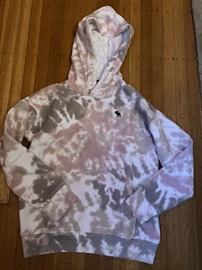 ABERCROMBIE KIDS GIRLS TIE DYE SWEATSHIRT HOODIE Size:7/8 NEW/NWT - Picture 1 of 4