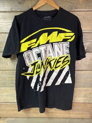 Camiseta FMF Octane Junkies Motocross Gráfica Talla Grande Streetwear Brilla en la Oscuridad Foto 1 de 4