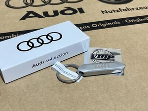 Audi Keyring Key Fob A1 A2 A3 A4 A5 A6 A7 A8 Genuine New OEM Accessory Gift - Picture 1 of 6