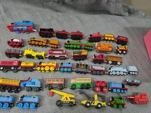 Lot Thomas the Tank Engine Friends Trains Wooden Vintage Die Cast mixed - Picture 1 of 15