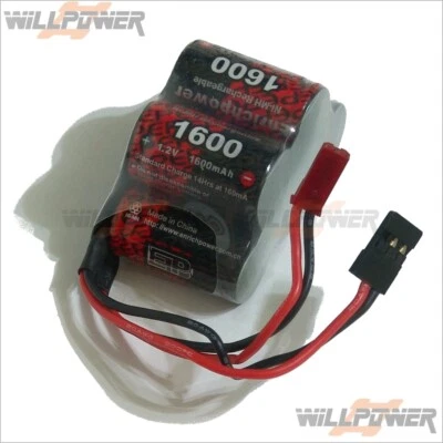 EP 6V/1600MAH Ni-MH Hump Pack Akku (RC-WillPower) für Empfänger - Bild 1 von 2
