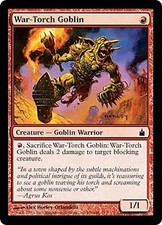 Ravnica: City of Guilds War-Torch Goblin x4 Magic The Gathering NM