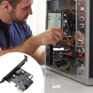 PCI Express 2.0 X1 To USB 3.2 Gen1 Type-E Type-E Cards 5Gbps for Windows Linux - Picture 1 of 17