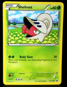 Pokémon TCG Shelmet Dark Explorers 10/108 Regular Common - Picture 1 of 4