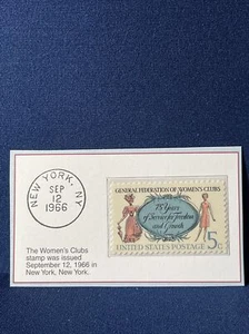 Women's Clubs - U.S 5 Cent Stamp F/VF (1966) Mint NH - Picture 1 of 2