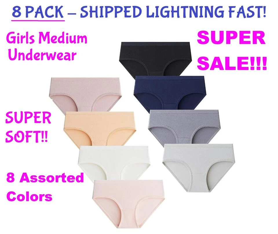 Girls Underwear Size Medium AGES 10-12 | BOGO SALE! 16 PAIRS OF UNDERWEAR TOTAL! - Image 1 of 4