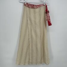 Free People Skirt Womens Extra Small Beige Wrapped Around You Maxi Wrap
