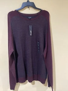 apt 9 mens shirt dark wine XXL NWT - Imagen 1 de 7