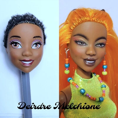 Muñeca artista repintada y re-arraigada única en su clase "Brandi" #107 Disney Tiana/Barbie por favor leer Foto 1 de 4