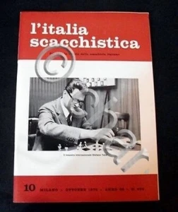 Rivista Scacchi - L' Italia Scacchistica n° 852 - 1976 - Picture 1 of 1