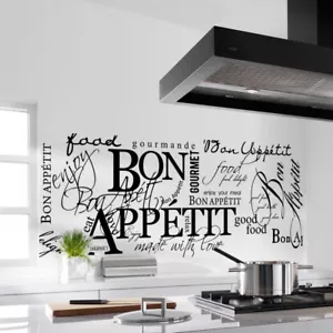 Kitchen Quote Wall Stickers Art Dining room removable vinyl decal decoration - Bild 1 von 4