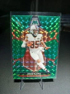 2024 Mosaic David Njoku #54 Green Prizm SP Browns - Picture 1 of 2