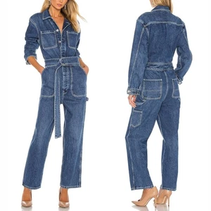 Hudson Jeans Denim Utility Jumpsuit in Tempted - Picture 1 of 12