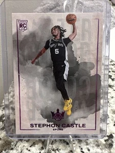 2024-25 Panini Court Kings - Water Color Stephon Castle #16 Rosa/99 (RC) - Imagen 1 de 4