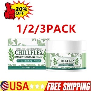 1-3X CHILLFLEX Menthol Soothing Cream Joint Activities Throughout The-Body 100 g - Imagen 1 de 20
