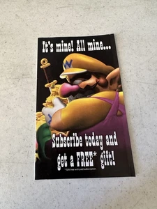 Wario World (Authentic Insert Only) for Nintendo GameCube *GC* Nintendo Power - Picture 1 of 2
