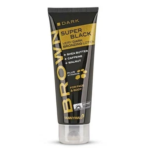 Tannymaxx Super nero abbronzatura molto scura + lozione abbronzante confezione da 1 (1 x 125 ml) - Foto 1 di 5