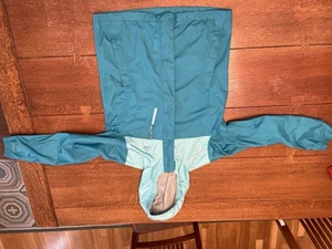 L.L. Bean Kids Trail Model Rain Jacket Blue Size M 10–12 Waterproof 506502 - Picture 1 of 6