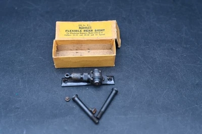 Vintage Marble’s Flexible Rear Sight W1 – For Winchester 1894 & 55 – With Box - Image 1 of 4