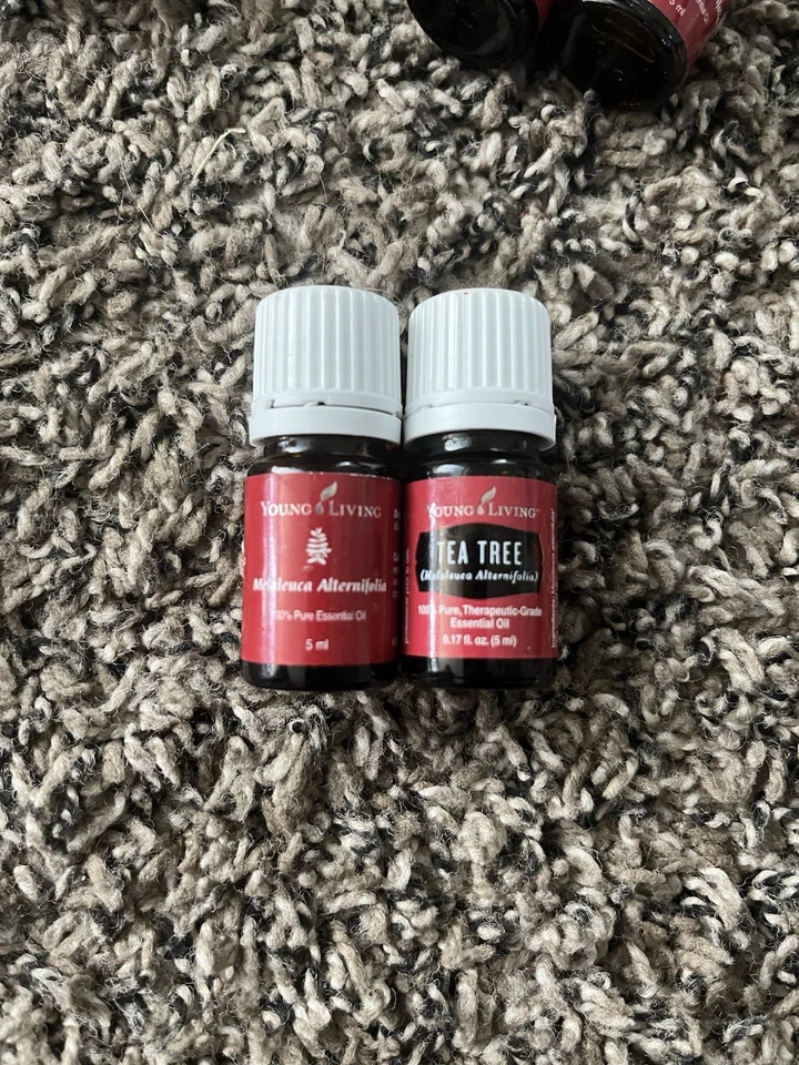 Young Living Tea Tree Lot Of 2 Evaporated About 1/2 Full Essential Oils  - Image 1 of 1