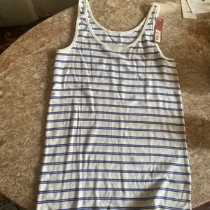 Canotta Merona, taglia XXL a righe senza maniche, girocollo nuova - Foto 1 di 4