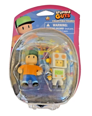 Stumble Guys Mini Figures 2" Mr. Stumble and  Mr. Stumblebot - Image 1 of 2