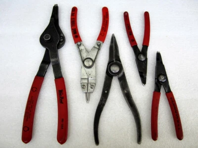 Blue-Point Cornwell MAC 5pc Retaining Snap Ring Circlip Pliers Made in USA Foto 1 de 4
