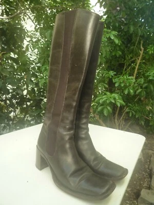 Bottes marron FREE LANCE t.36-37 - Photo 1/4