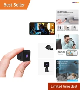 Discreet Mini Security Camera - 4K HD Live Video, Motion Sensor, Wireless App - Picture 1 of 9
