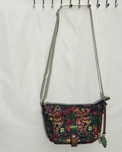 Lily Bloom Busy Bee Katherine Crossbody Bag Messenger Canvas Adjustable Strap - Picture 1 of 12