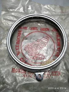 Honda S90 CS90 CL70 CL90 ST50 ST90 CT70 SL90 Head Lamp Light Headlamp Rim NOS - Picture 1 of 3