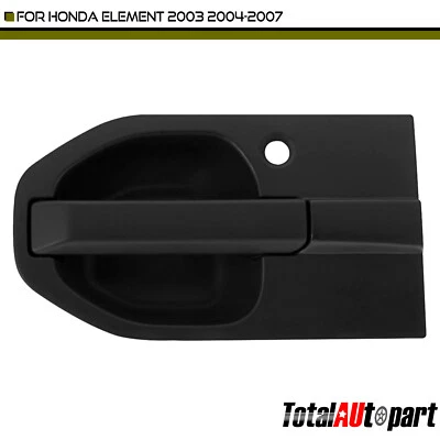 Manija de puerta exterior negra textura para pasajero delantero Honda Element 2003-2007 Foto 1 de 4