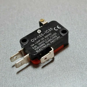 1PCS V-155-1C25 Momentary MicroSwitch Roller Lever Snap Action Limit Switch - Picture 1 of 3