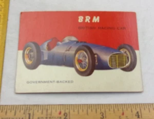 Tarjeta BRM Racing Car British World on Wheels años 50 #39 - Imagen 1 de 2